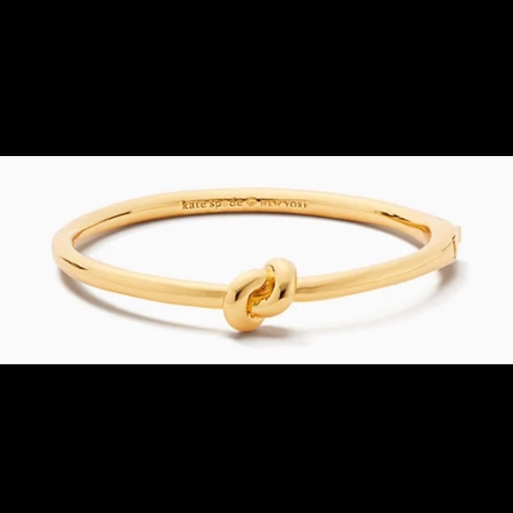 Kate Spade Gold Sailor’s Knot Hinge Bracelet